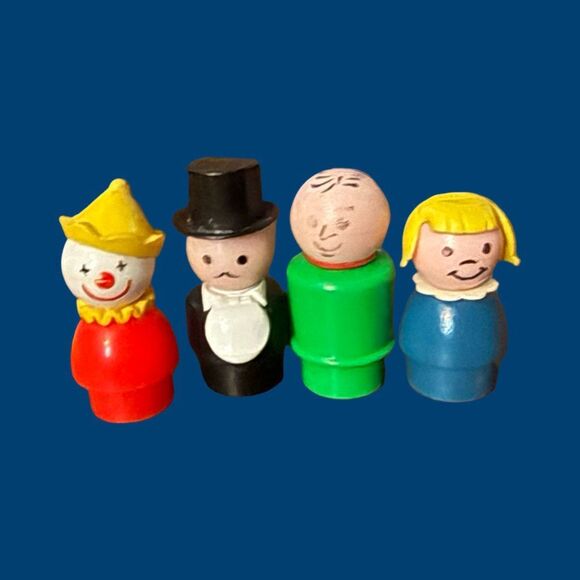 Vintage 1973 Fisher-Price Little People Family Circus Train Set - Picture 8 of 16